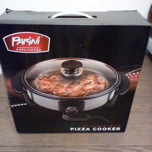 Nwt Parini 12" non stick electric pizza cooker